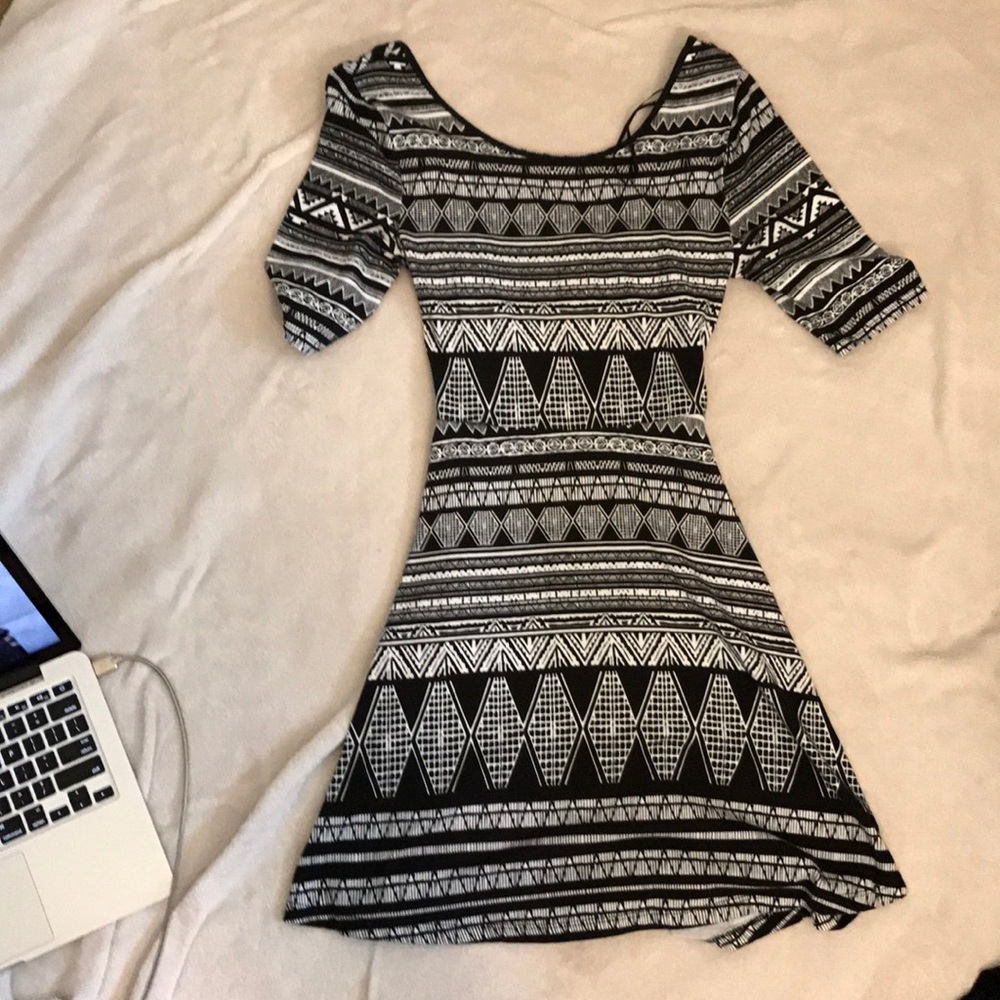 Aztec print dress